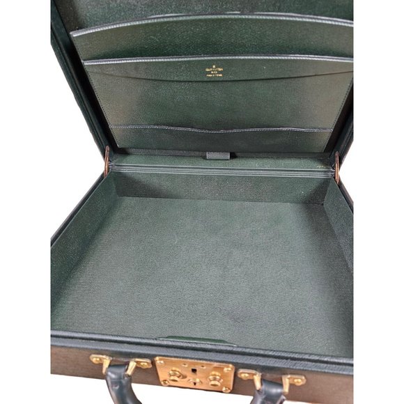 LOUIS VUITTON LV Mens Lawyer Professor Leather Hard President Briefcase Attache - Picture 7 of 14